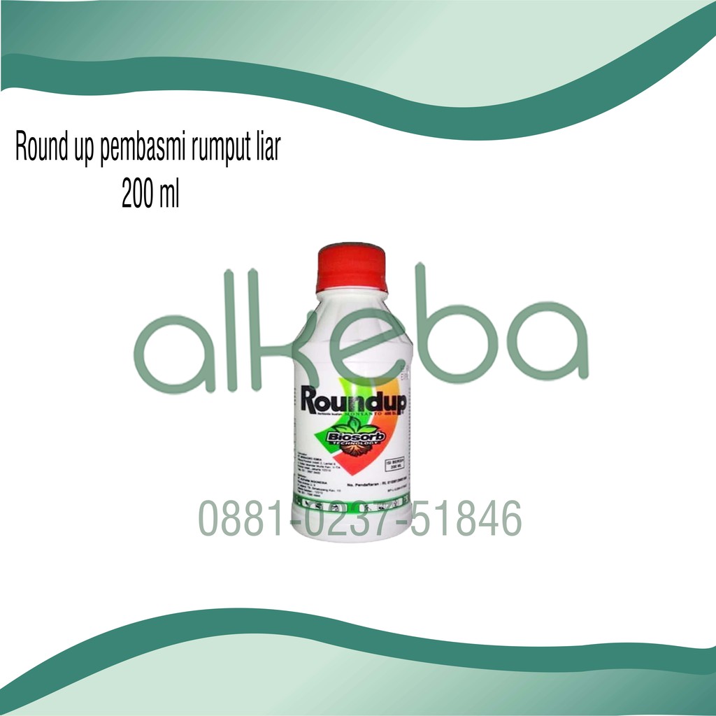 Herbisida Roundup / Pembasmi Rumput Liar Gulma 200 ml