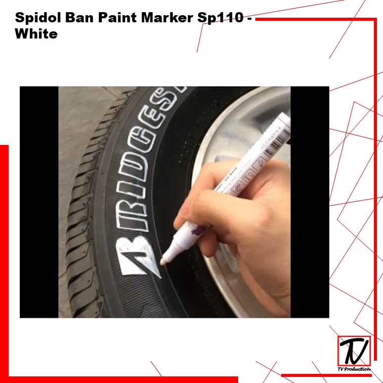 Spidol Ban Mobil Motor Paint Marker - White