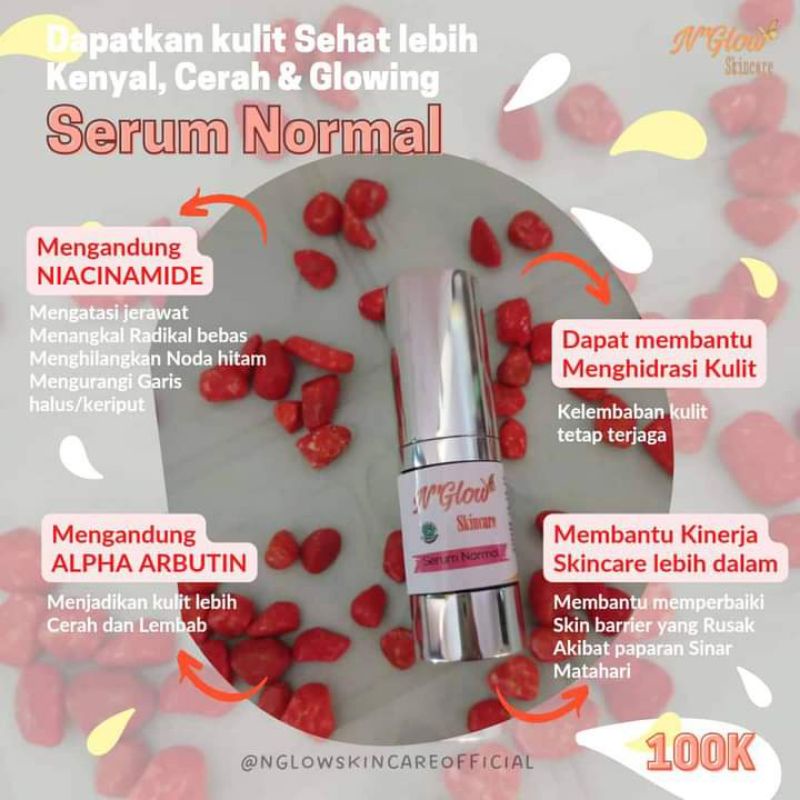 Serum N'Glow Skincare Pemutih Wajah 100% BPOM ORI Aman Terampuh