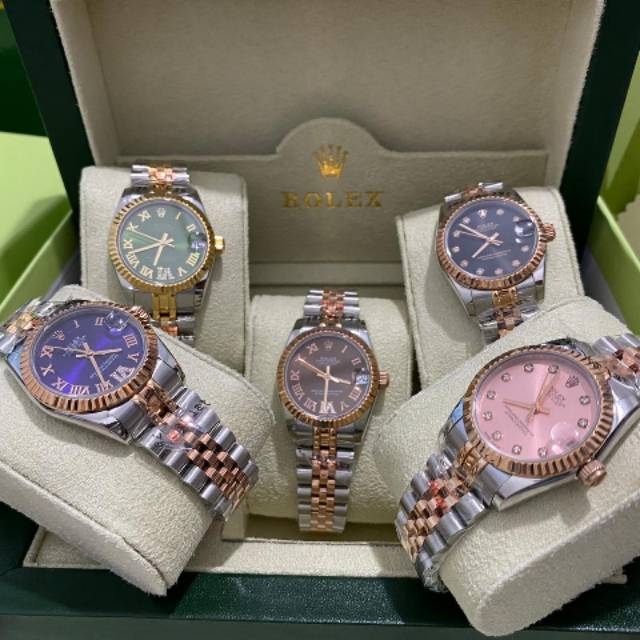 JamTangan Rolex Gold n RoseGold