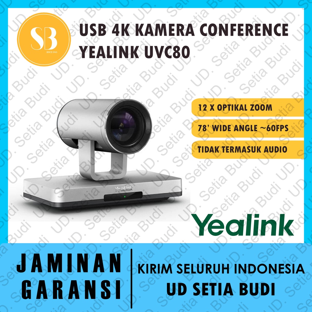 USB Kamera Yealink UVC80 4K (12X Zoom) UVC-80