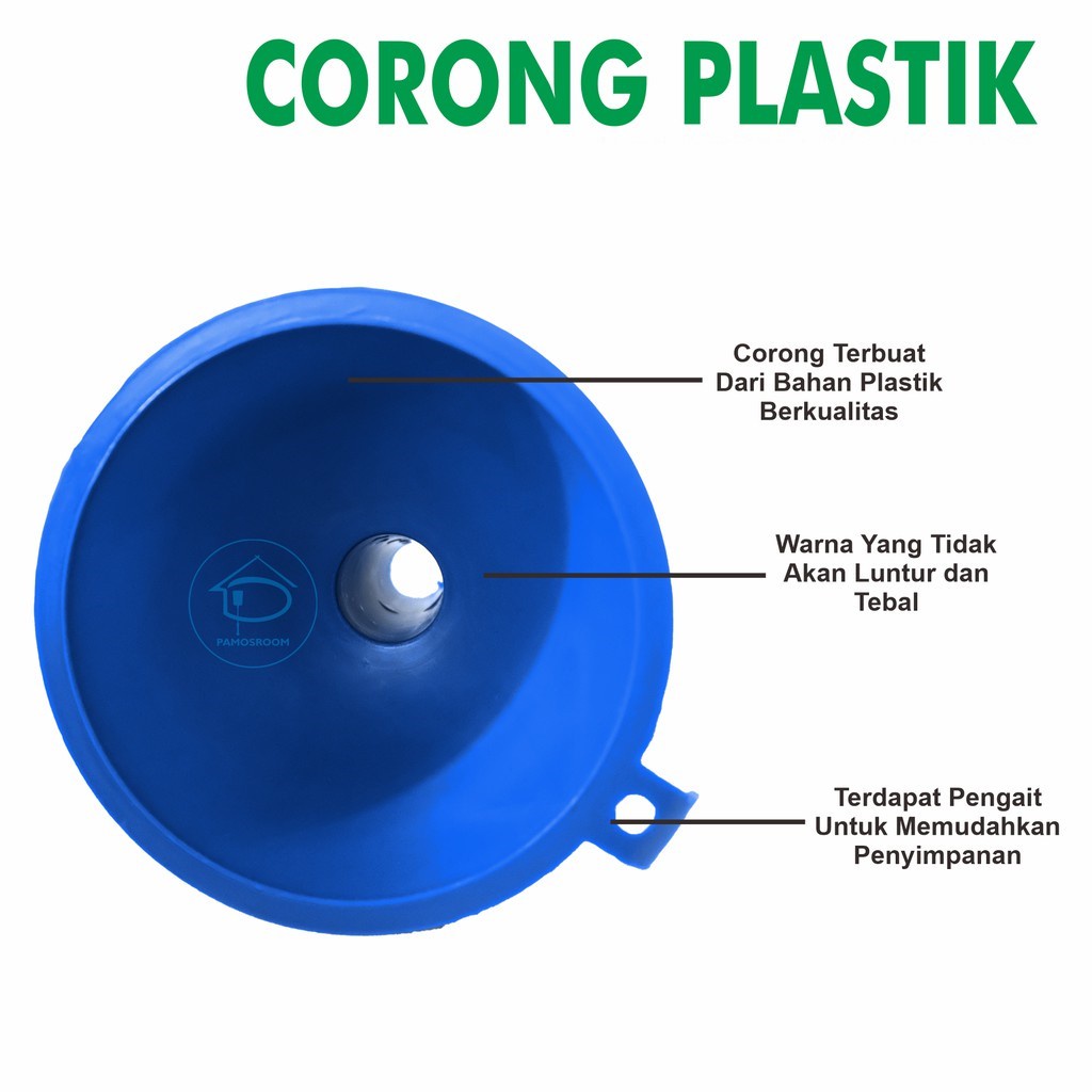 Corong Plastik 11,6 CM Corong Minyak Corong Plastik Besar Corong Besar Corong Kecil Corong Air