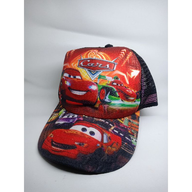 TOPi JALA KARTUN/ TOPI ANAK  KARTUN USIA 3-10TAHUN |topi jaring anak karakter Hero