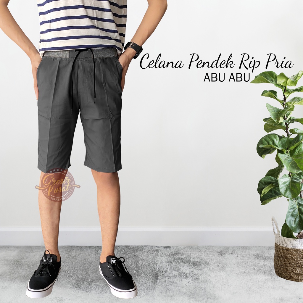 Celana Pendek Rip Pria Premium Size 27 - 40