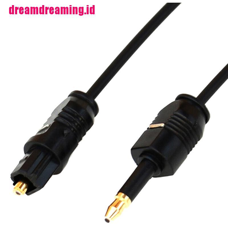 Kabel Audio Digital Toslink Male Toslink Male Ke Mini Plug 3.5mm Male Panjang