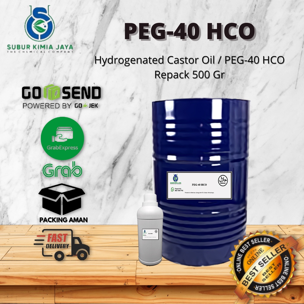 

PEG 40 HCO Clariant 500 gr / Hydrogenated Castor Oil Premium