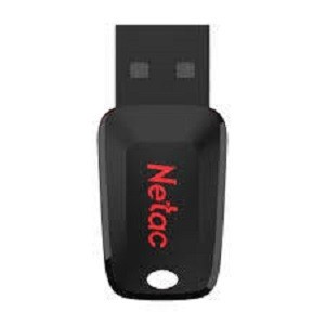 Netac Flashdisk USB 2.0 128GB - NT03U197N-128 - Black