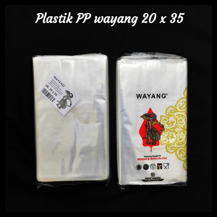Plastik Pp Wayang 20X35, Plastik Pp Bening