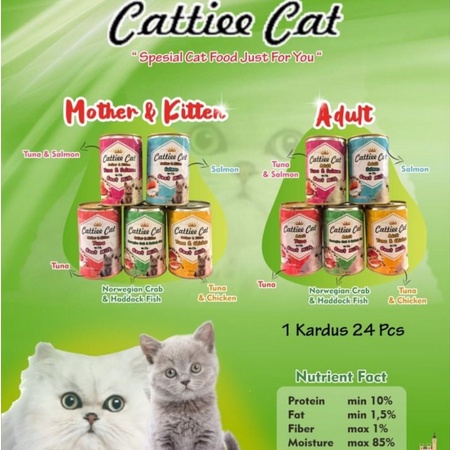 CATTIEE CAT KALENG MAKANAN KUCING BASAH