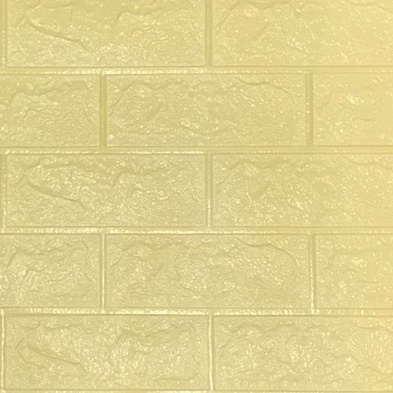 MKL -  Wallpaper Dinding Foam 3D / Stiker Wallpaper Dinding Mini Dekorasi / Wallpaper 3D R461-BEIGE