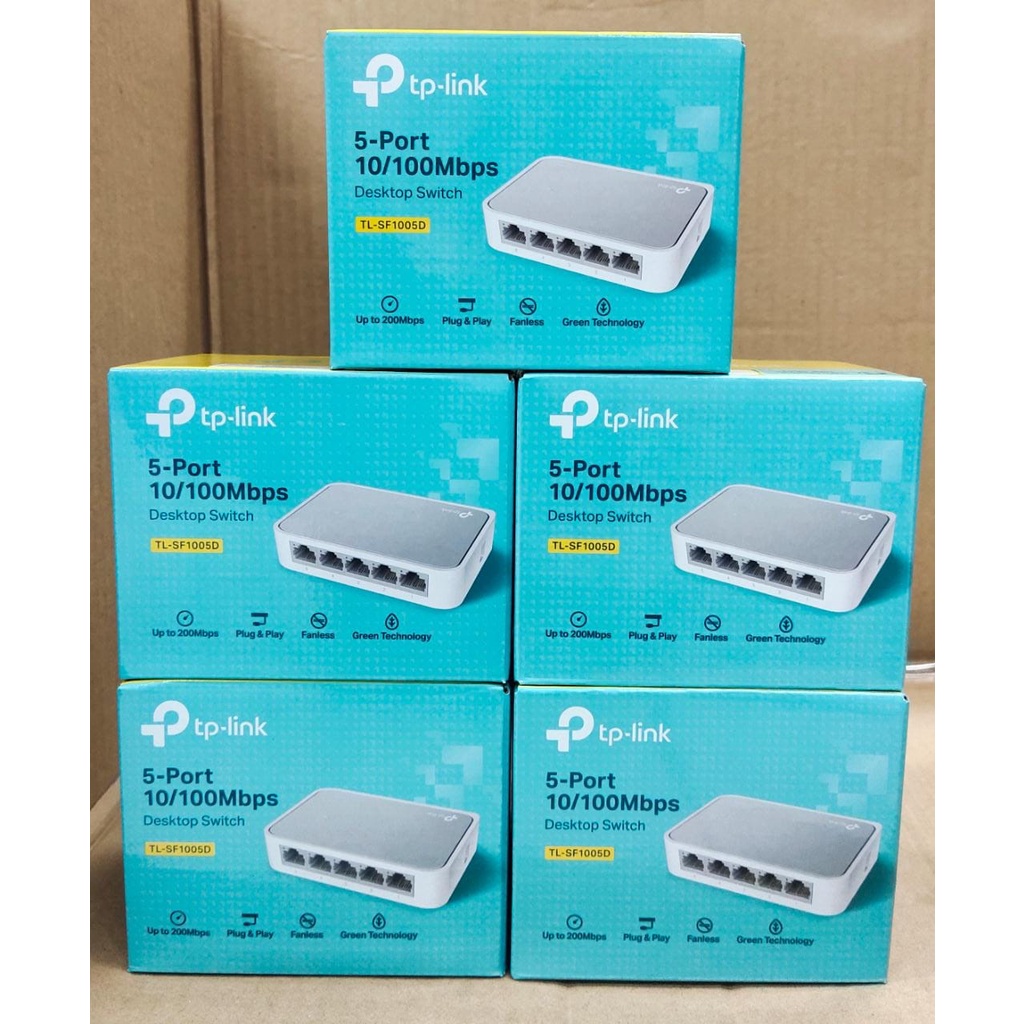 SWITCH HUB TP-LINK TL-SF1005D 5PORT 10/100MBPS NETWORK LAN