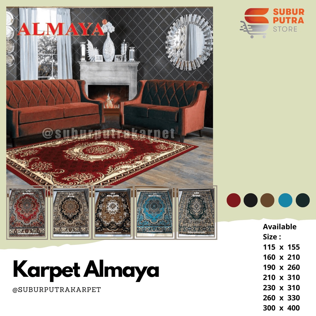 Karpet Permadani VARIAN 2 115 x 155 cm ALMAYA