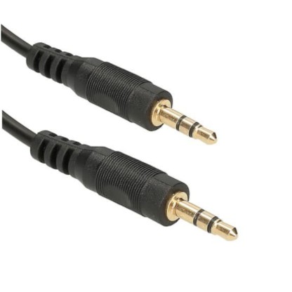 Cable aux jack 3.5mm male-male gold plated stereo 10m - Kabel audio 3.5 m-m 10 meter