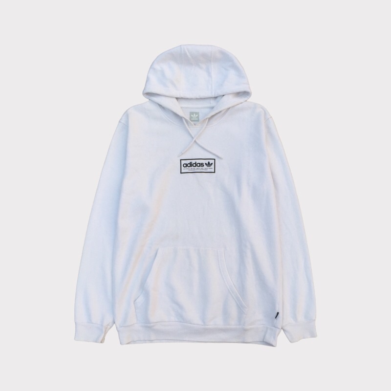 hoodie adidas putih second bekas