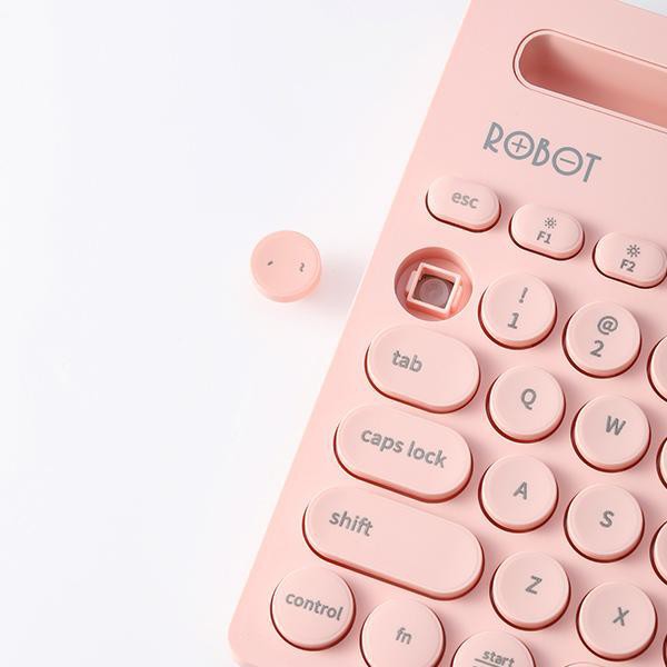 ROBOT KB10 Keyboard Multi-Device Bluetooth &amp; 2.4G Wireless 3 Connection Mode - Garansi Resmi 1 Tahun