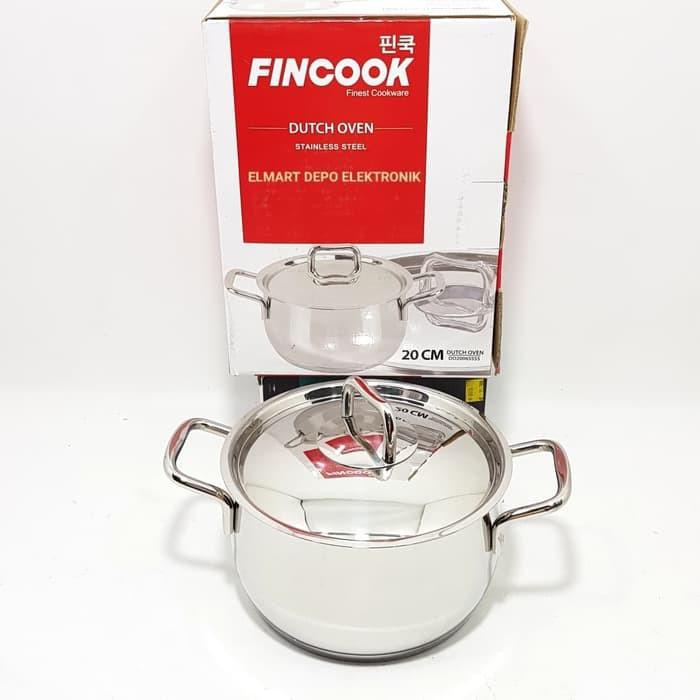 Dijual FINCOOK panci stainless steel dutch oven DO2006SSSS / panci 20cm DO 2006 SSSS Diskon