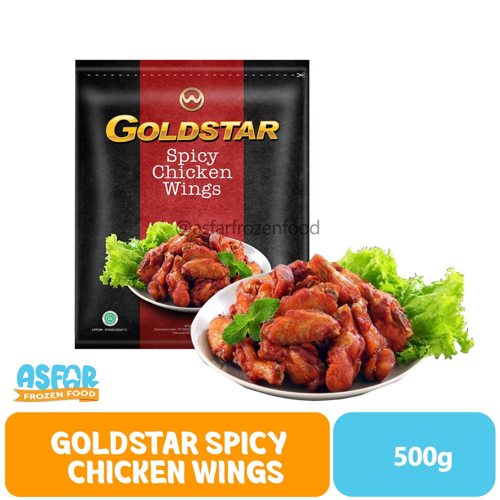 

Goldstar Spicy Chicken Wing 500gr