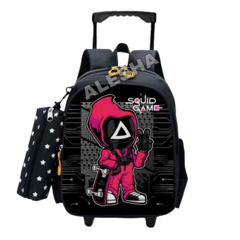 TAS RANSEL ANAK LAKI LAKI SQUID GAME TAS SEKOLAH ANAK TK SD COWOK TAS NGAJI LES MURAH NEW