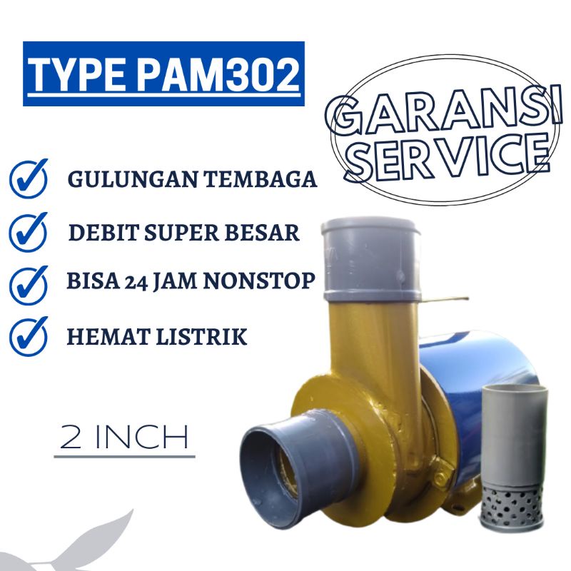 Pompa Irigasi Sawah pompa air modifikasi 2 Inch GRATIS klep 2 Dim