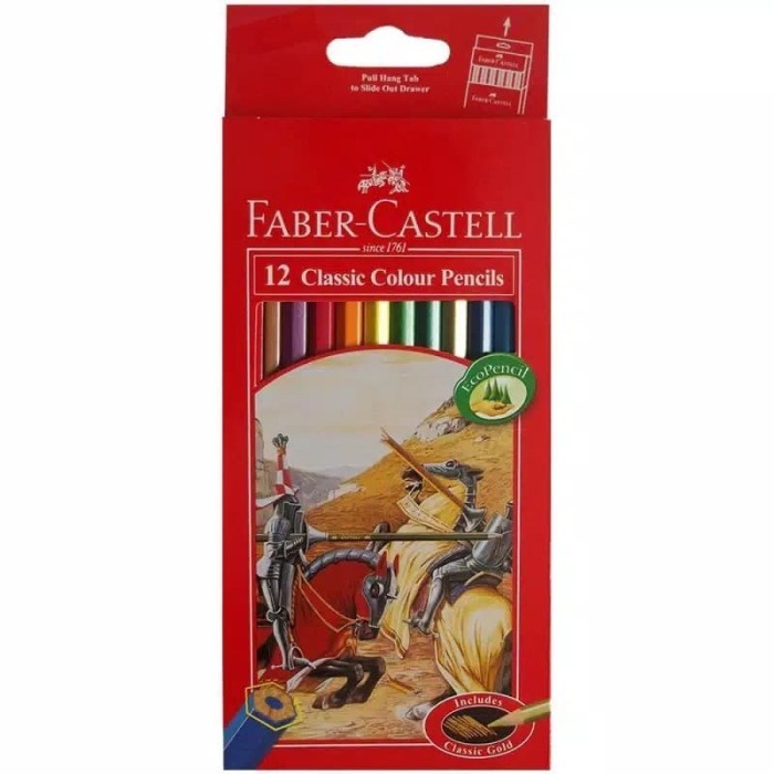 

Produk Pensil Warna 12 Warna Merk Faber Castell Classic ( Isi 12 Pcs ) Terbatas