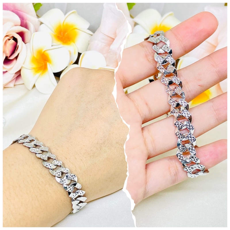 Gelang rantai Sisik medan silver Xuping