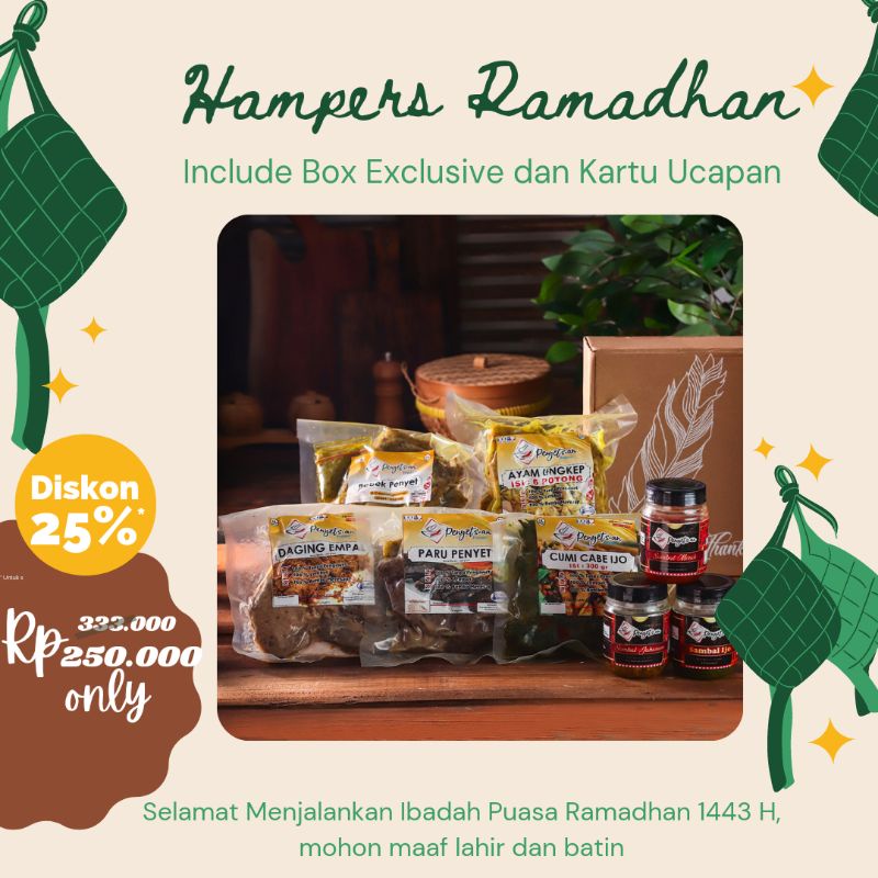 

Penyets.an Hampers Ramadhan/ Parsel /Parcel Idulfitri