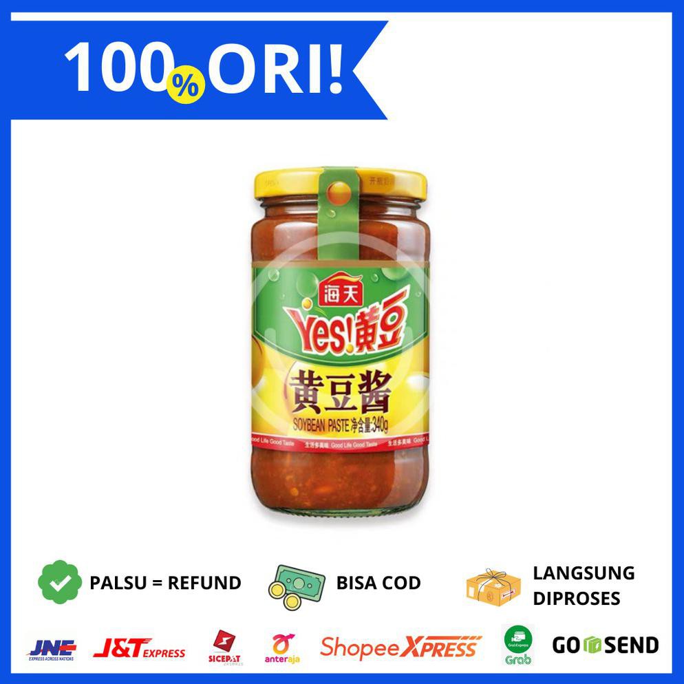 

{BISA COD} HaiTian Huangdoujiang Soybean Paste Pasta Kedelai 340gr NEW [Kode 1|Kode 2|Kode 3|Kode