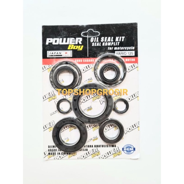 Oli Seal Sil Kit Set Komplit Vario 125 CBS/F1 Injection/Injeksi