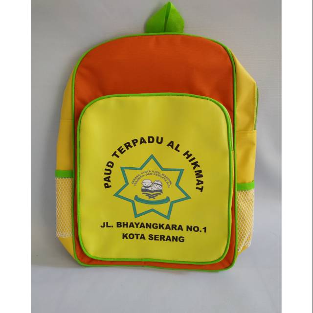 Tas anak sekolah custom design