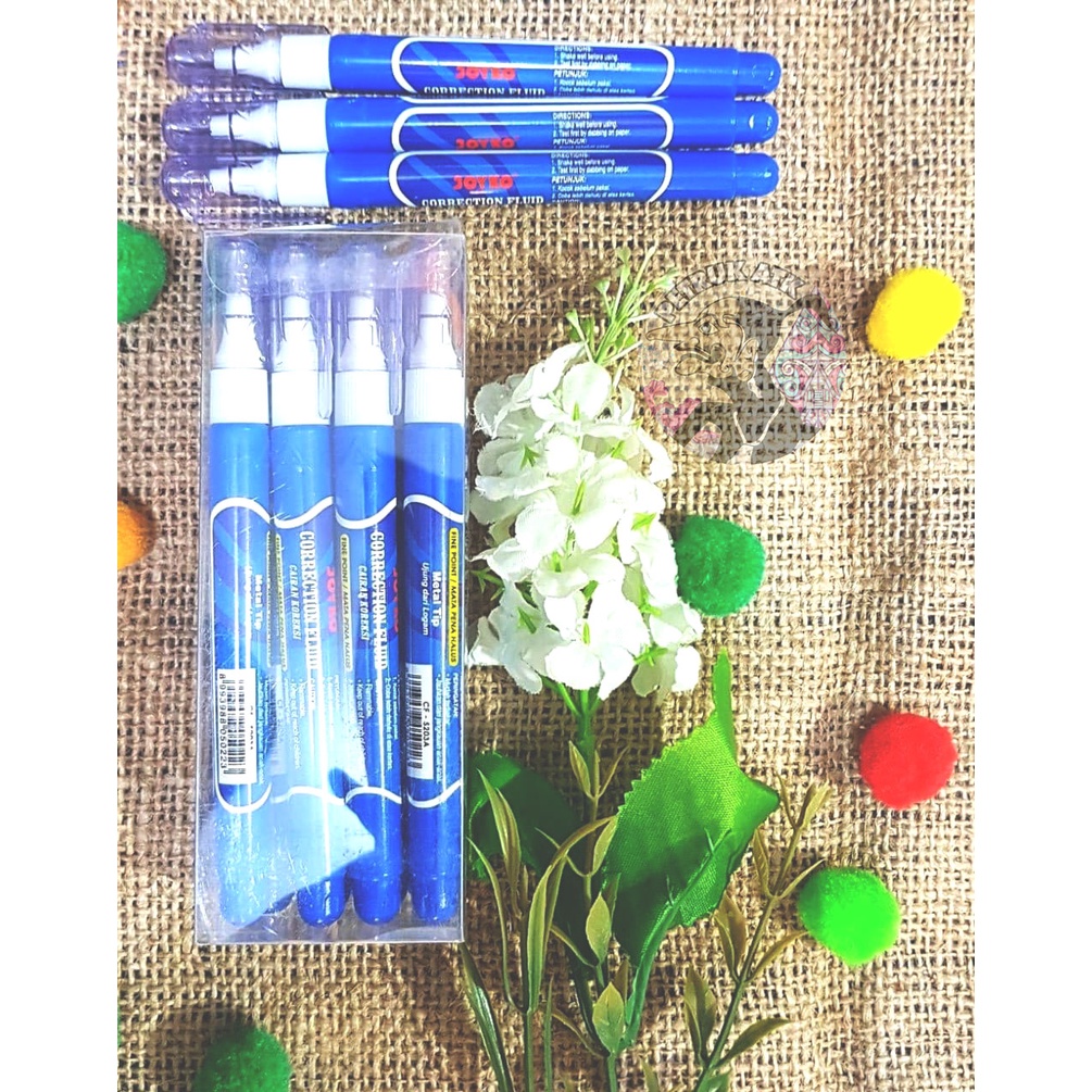 

[PCS] CORRECTION PEN JOYKO CF-S203A CAIRAN KOREKSI PENGHAPUS CAIR CORRECTION FLUID