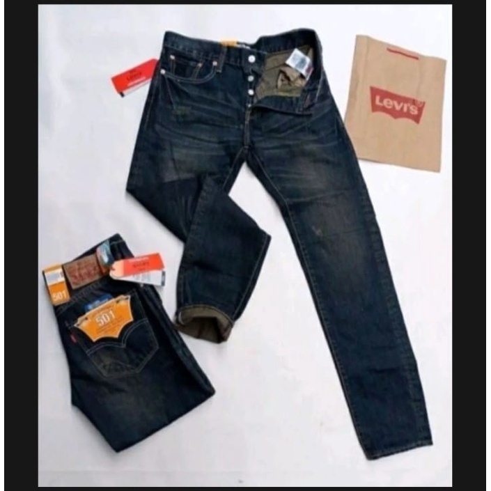 CELANA PANJANG PRIA LEVIS 501 ORIGINAL/CELANA PANJANG PRIA PREMIUM/LEVIS 501 IMPORT JEPANG TERBARU B
