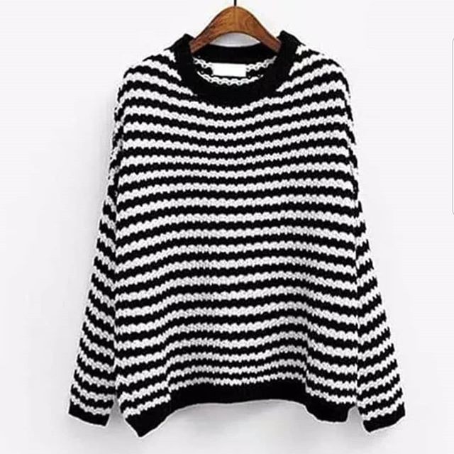 Ziggy sweater / ziggy stripe knitted / sweater musim dingin