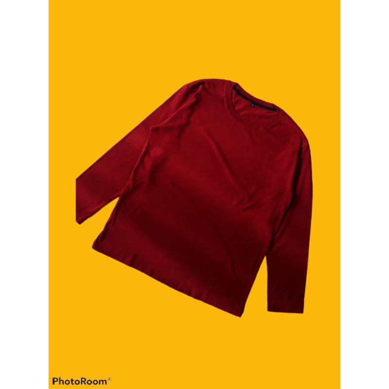 polos lengan panjang combed 30s premium soft