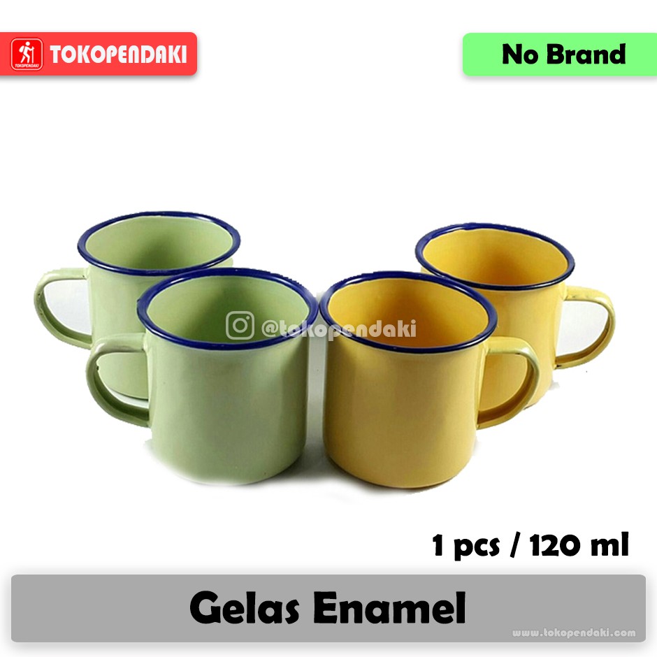 Gelas Enamel 7 cm Mug Seng Jadul Antik | Shopee Indonesia