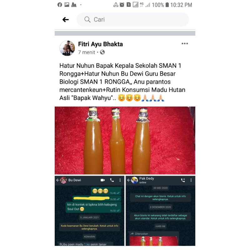 

Madu Odeng (Madu Hutan Asli)