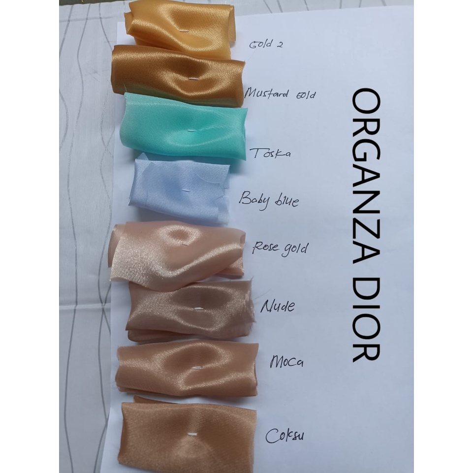 Aplikasi bunga camelia 3cm & 4 cm/1MT.2ME.5K/kebaya/ gaun pengantin /gamis/payet/organza-5