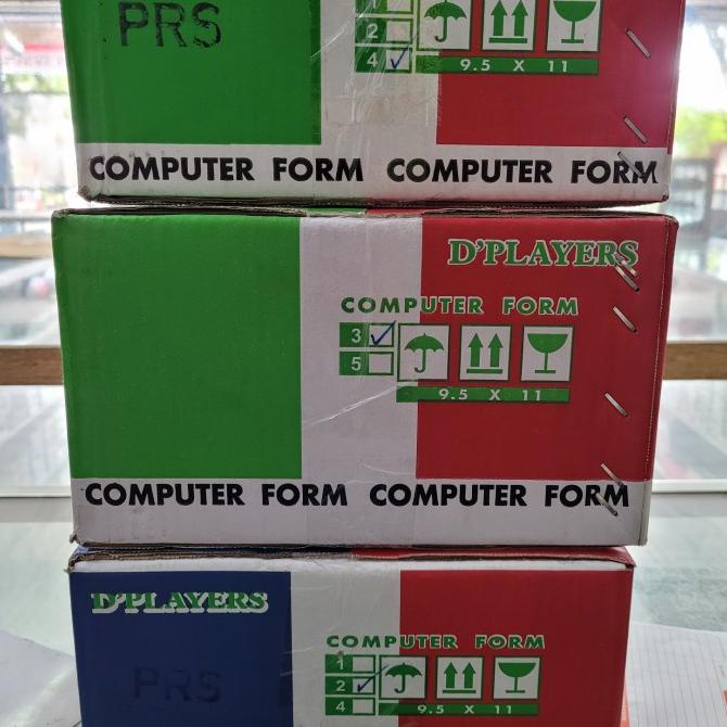 

Continuous Form Kertas Komputer NCR D'PLAYERS 9.5 x 11 2 Ply : 2 / PRS