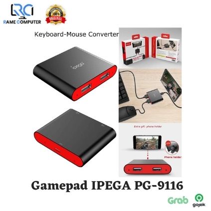 IPEGA pg-9116 Adapter Converter Mouse Mini Bluetooth Untuk Game pubg