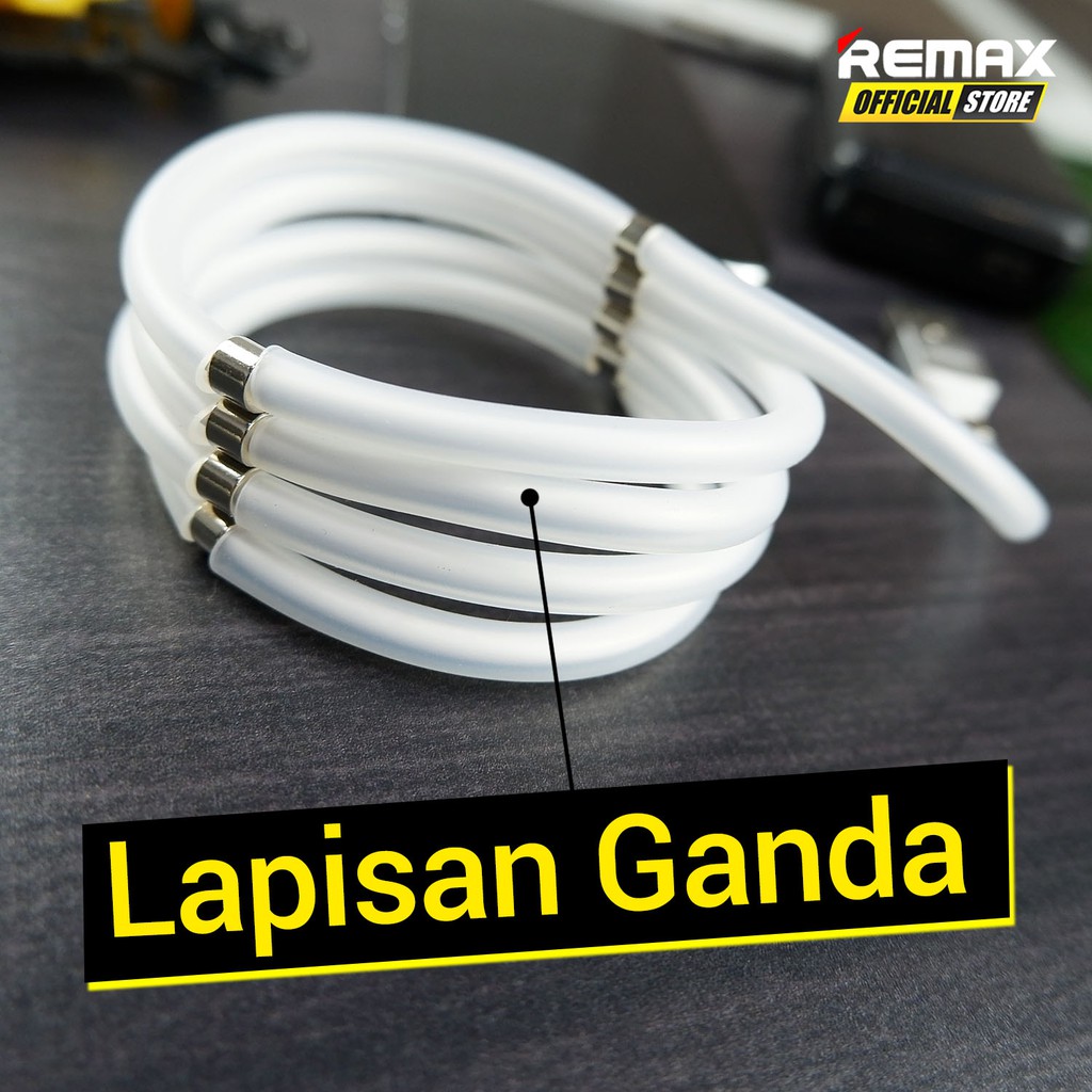 Remax RC-125A Magnetic Stroig Series Type-C Data Cable Original Garansi / Kabel Data Murah / Kabel