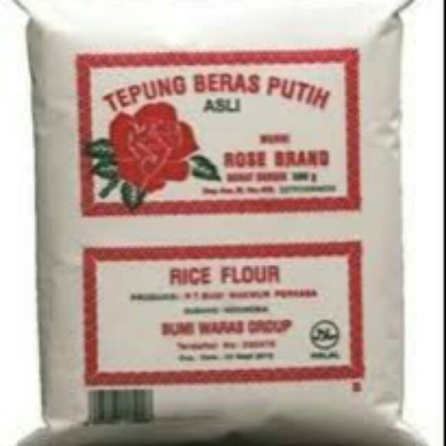 

Tepung beras rose brand 500gr