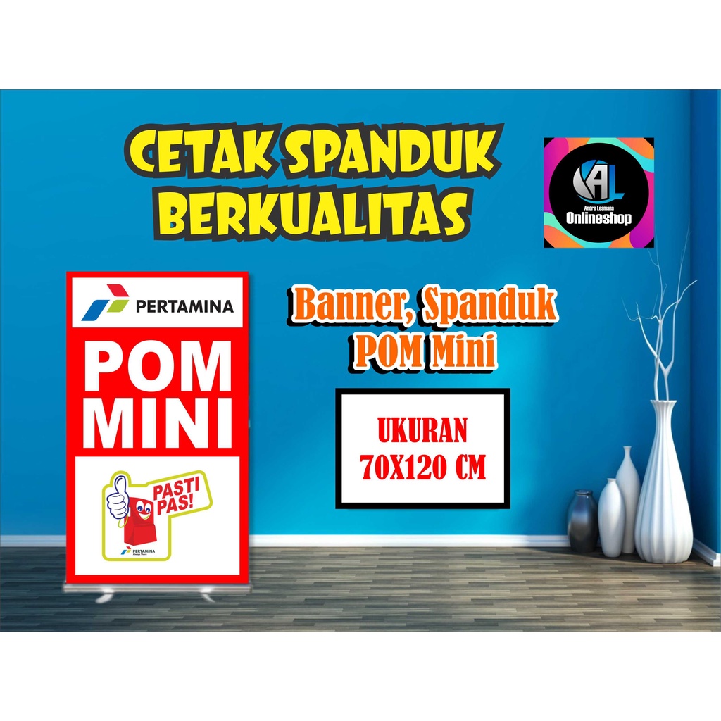Spanduk, POM Mini Pertamina