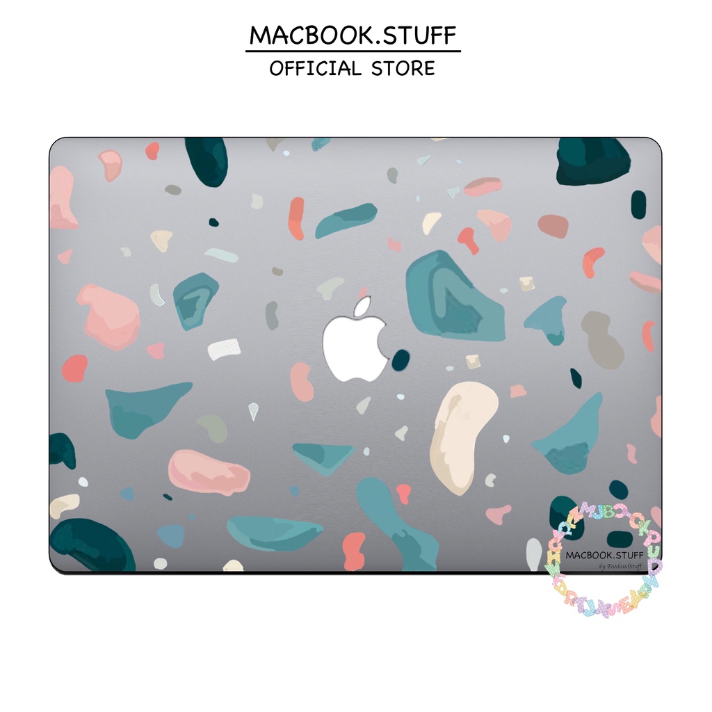 MACBOOK Case CUSTOM ABSTRACT ABSTRAK TERRAZZO BURST OUT DESIGN NEW AIR PRO RETINA 11 12 13 14 15 16 INCH NON /  WITH CD ROOM / TOUCHBAR / TOUCH ID / M1 2020 2021 2022