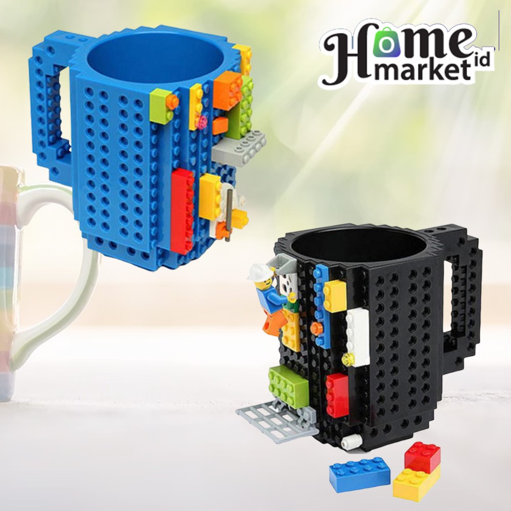Mug Lego Mug Unik Gelas Unik Model Lego Ha Build-on Brick HomeMarket.Id