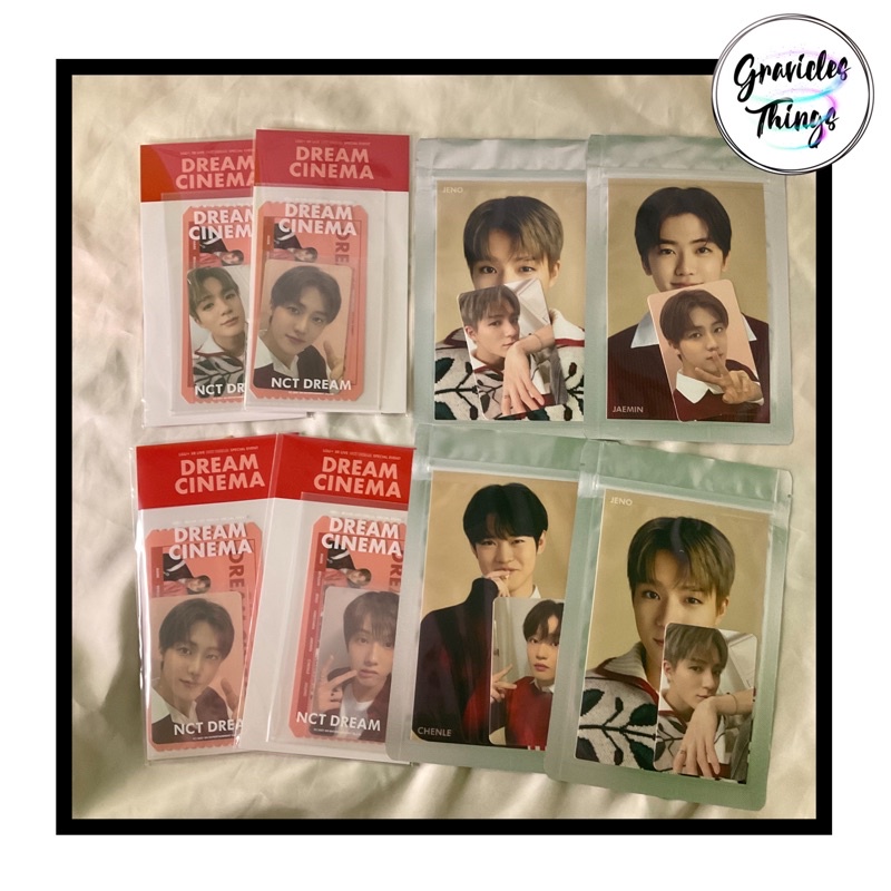 NCT DREAM XR LIVE MD CINEMA SPECIAL AR TICKET 4x6 PHOTO CARD SET JAEMIN JISUNG JENO CHENLE LENTICULA