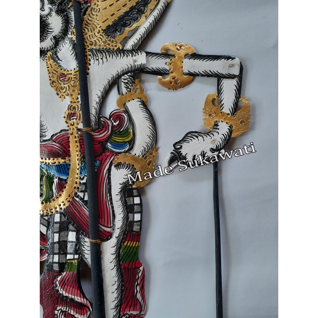 Kerajinan wayang kulit Hanoman ukir bali Hiasan dekorasi Handmade