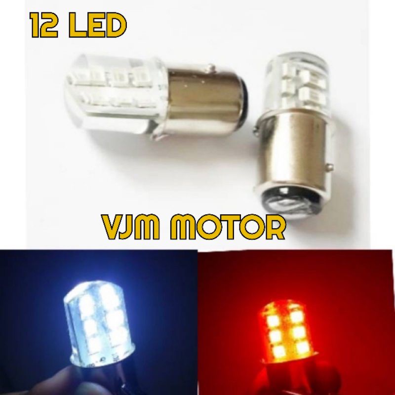 Lampu stop rem belakang 12 mata led jelly flash kedip strobo stoplamp jelly 12 mata flash kedip