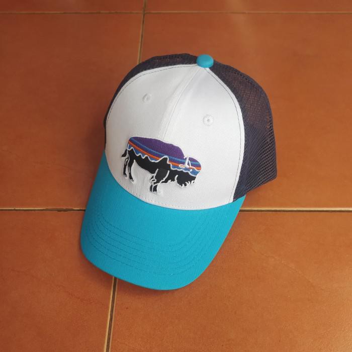 Terbaru Patagonia Trucker Patagonia Trucker Hat - Biru Putih