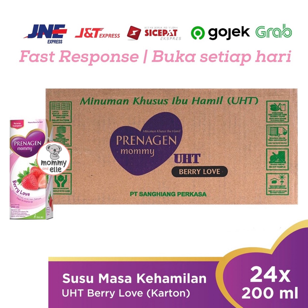 Prenagen Mommy UHT Berry Love 1 karton (susu cair ibu hamil)