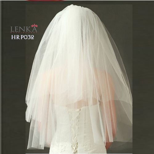 [SIAP KIRIM] AKSESORIS PERNIKAHAN PENGANTIN WEDDING SLAYER VEIL 2 LAYER HRP032