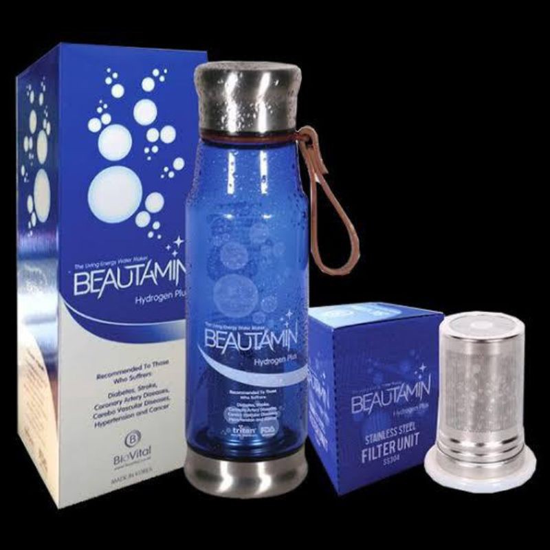 Beautamin Botol Tritan Hidrogen Air Alkali BIOVITAL